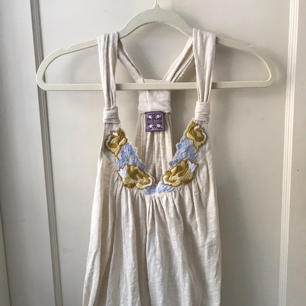 Free People Floral Tank